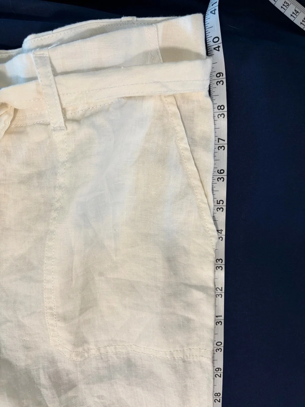 Banana Republic Women’s Linen Pant with belt. Stylish Comfort. Sz 8 NWT
